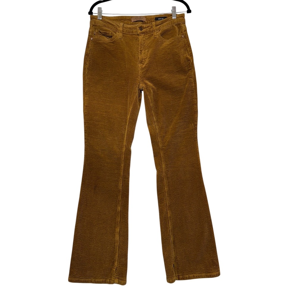 Judy Blue Womens Boot Cut Corduroy Pants Camel Brown Stretch Size 9/29 JB88521